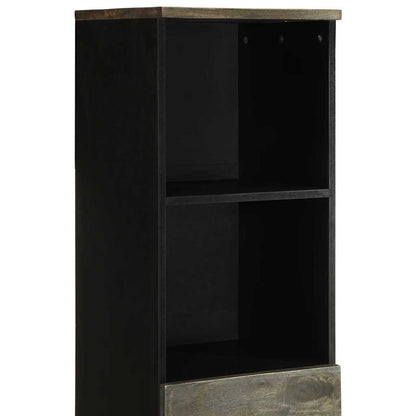 vidaXL Badschrank 38x33x160 cm Massivholz Mango
