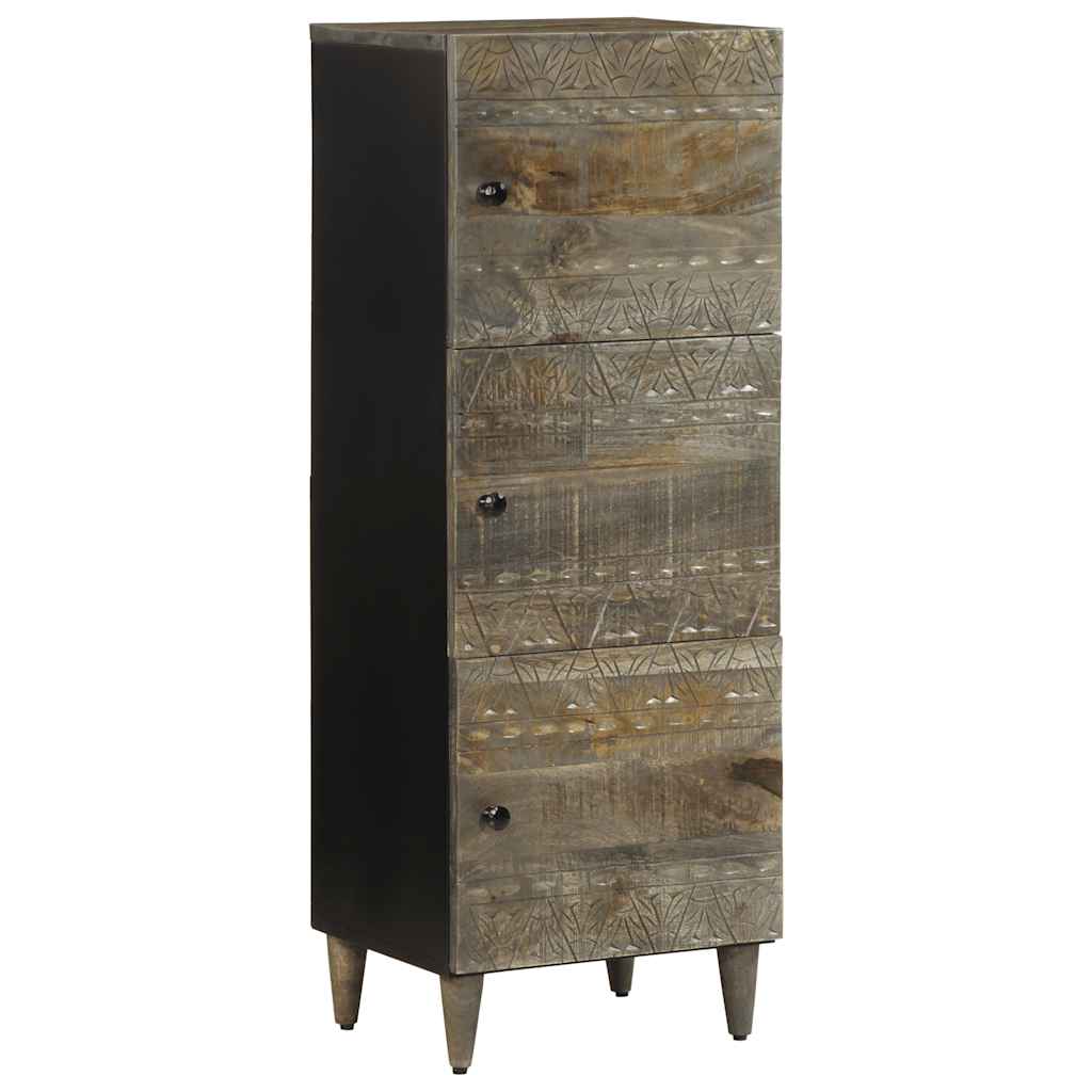 vidaXL Highboard 40x33x110 cm bois de manguier massif