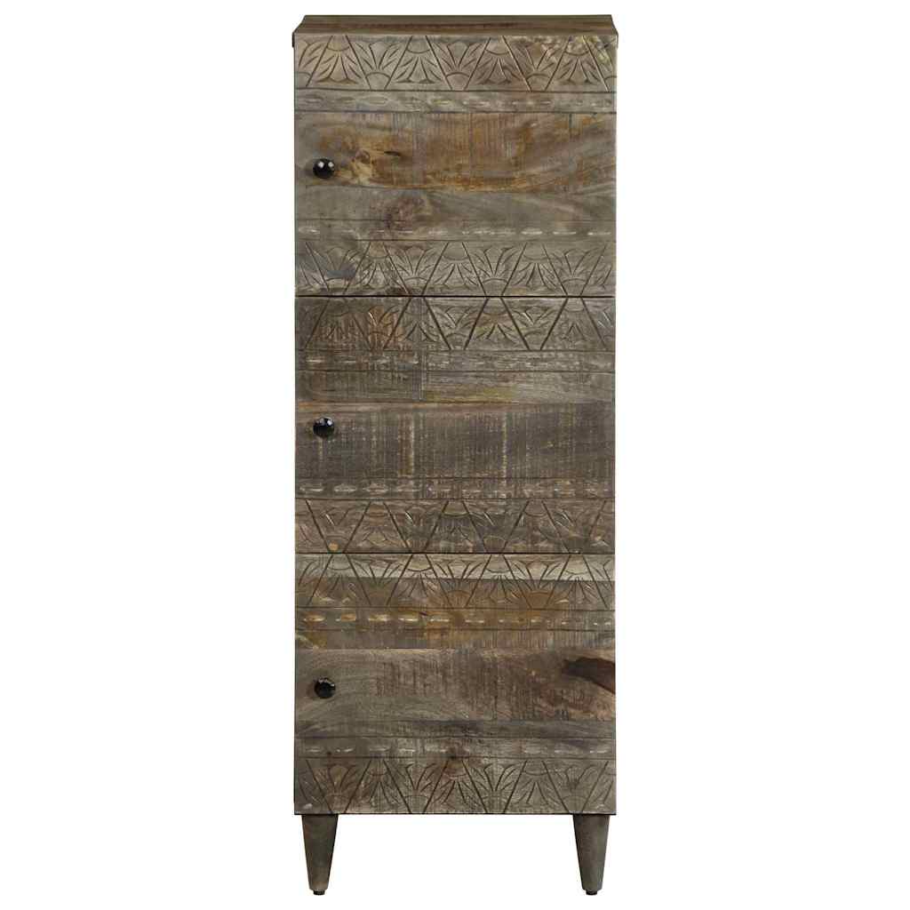 vidaXL Highboard 40x33x110 cm bois de manguier massif