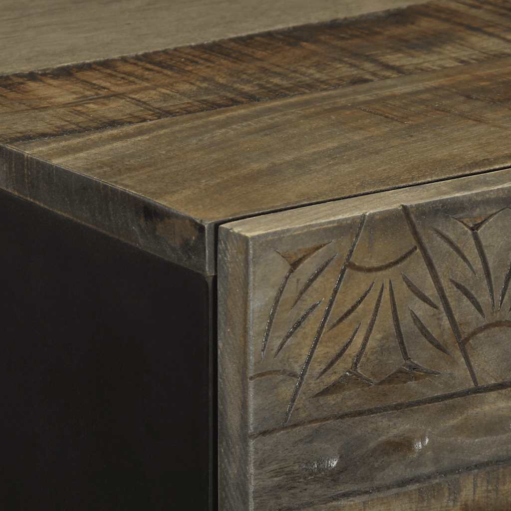 vidaXL Highboard 40x33x110 cm bois de manguier massif