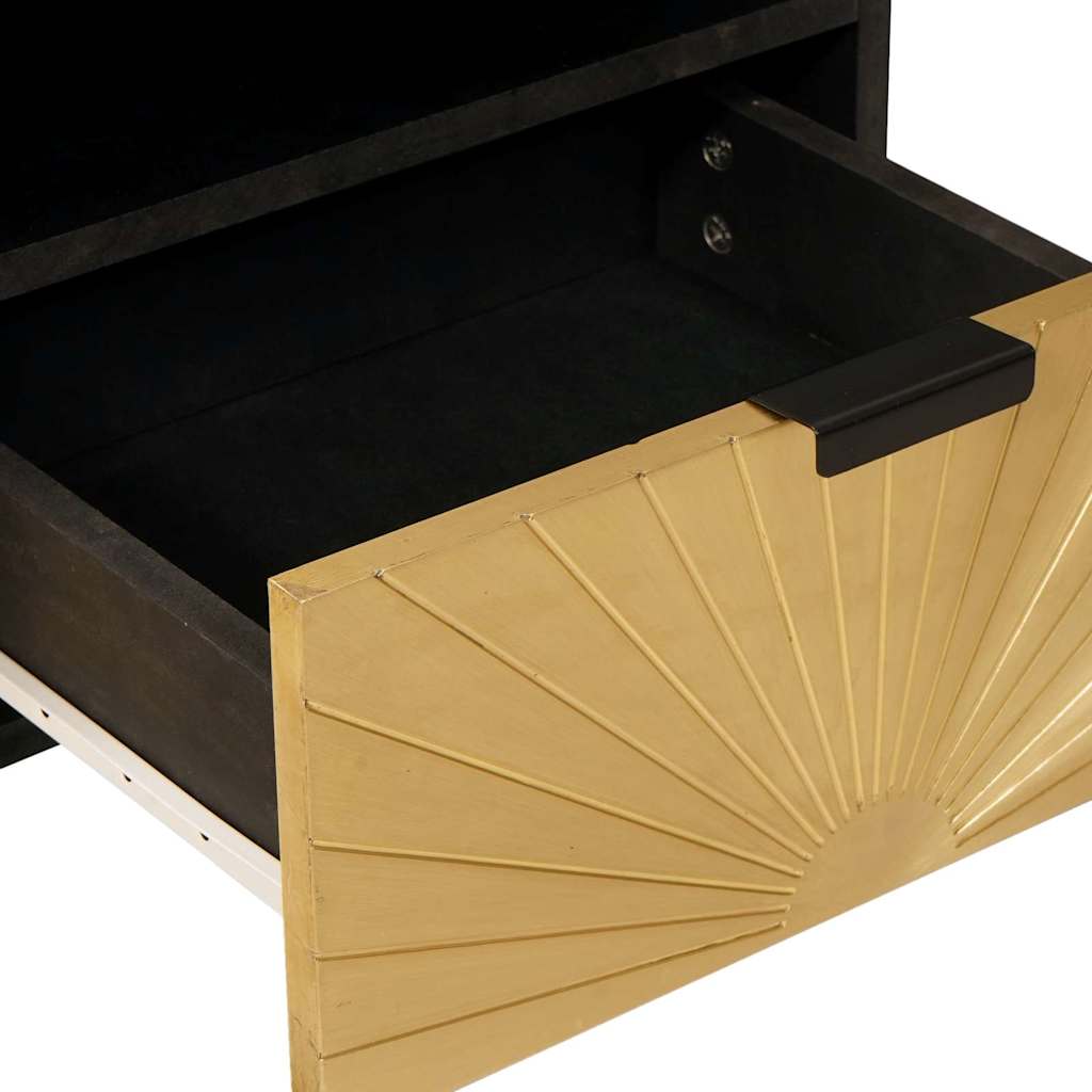 vidaXL Table basse avec tiroirs 80 x 54 x 40 cm Bois de manguier massif