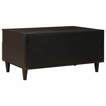 vidaXL Table basse avec tiroirs 80 x 54 x 40 cm Bois de manguier massif