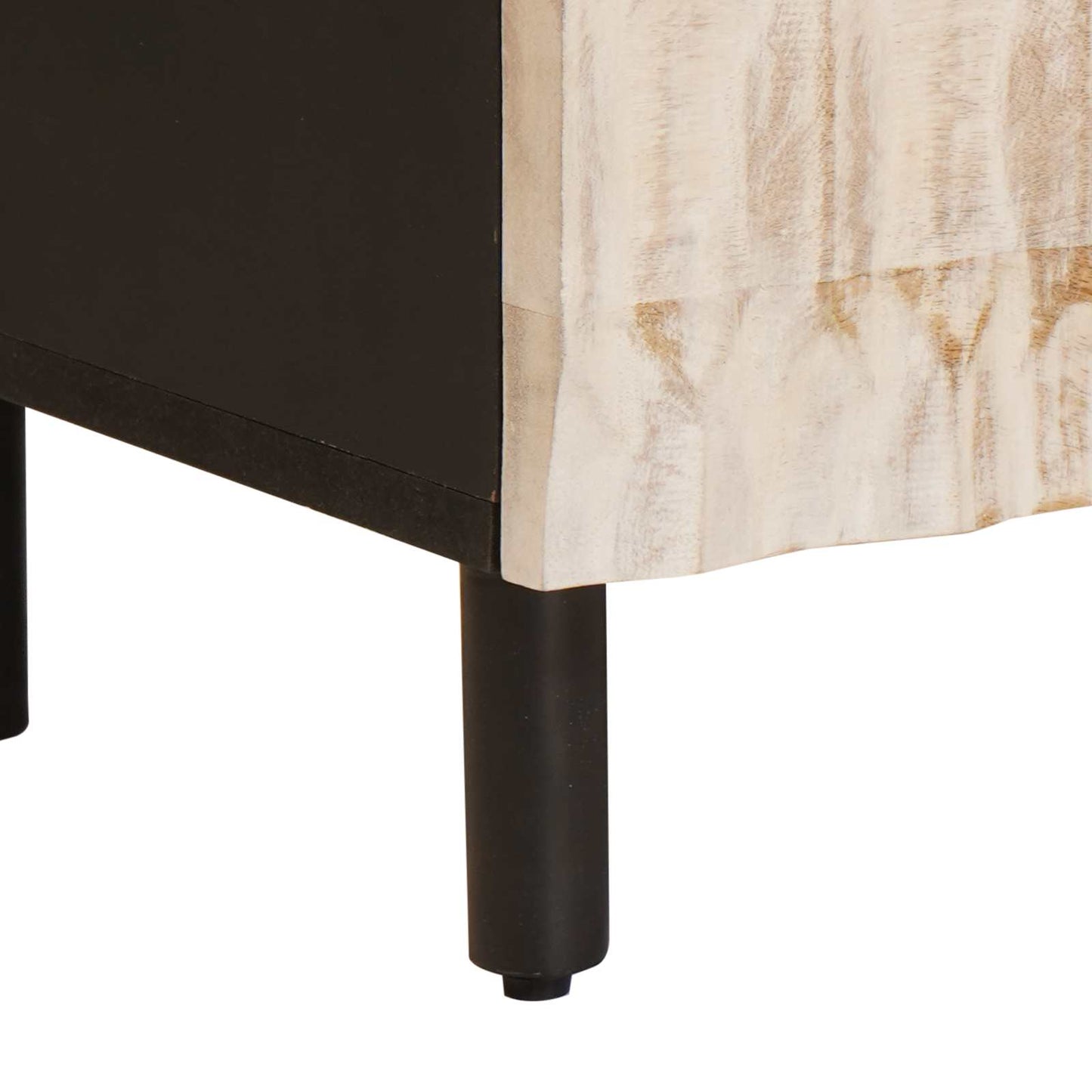 TV-Schränk Weiße gewaschene Oberfläche 70 x 33 x 46 cm