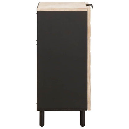 vidaXL Sideboard Weiße gewaschene Oberfläche 60 x 33 x 75 cm