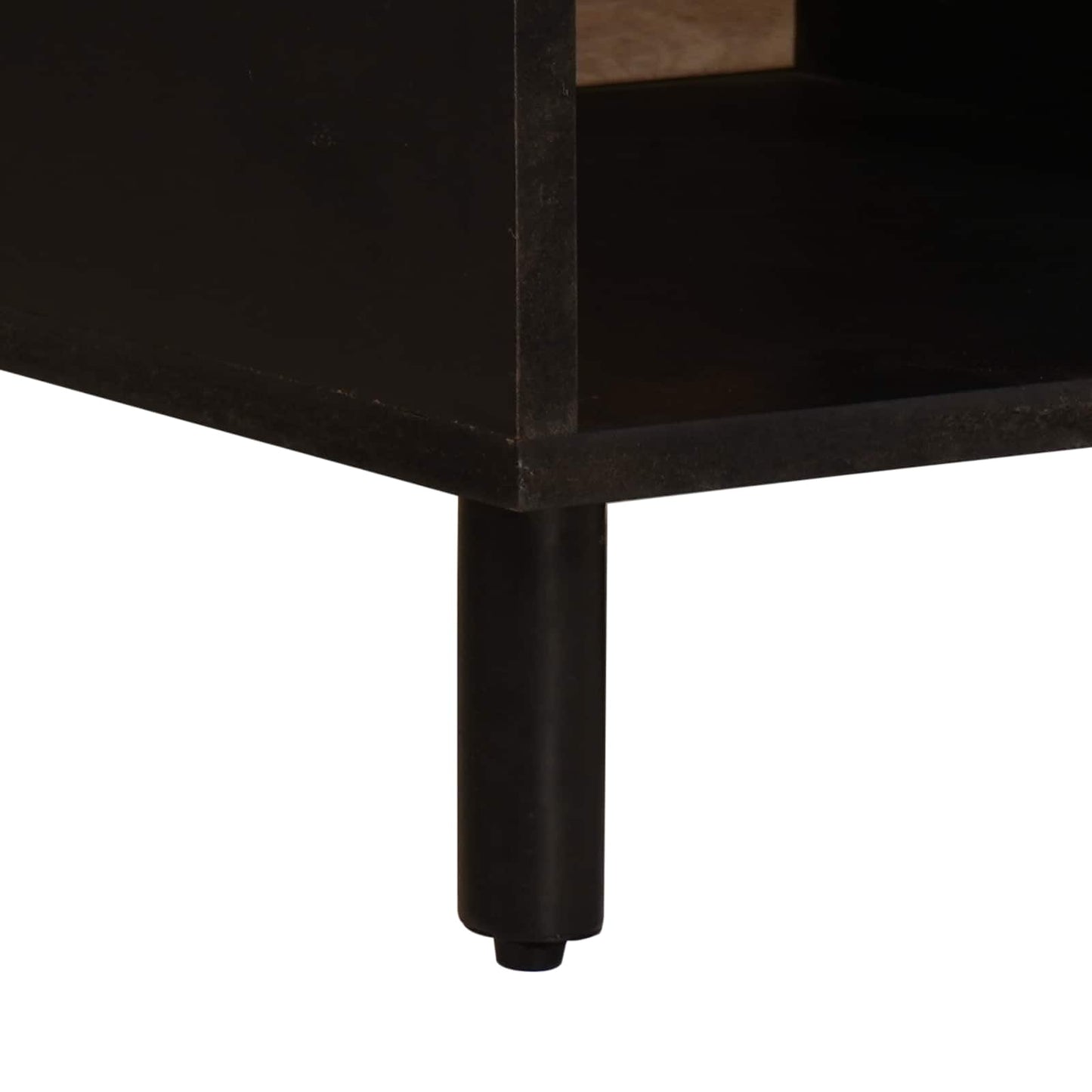 vidaXL Couchtisch Weiß 80 x 50 x 40 cm Massivholz Mango
