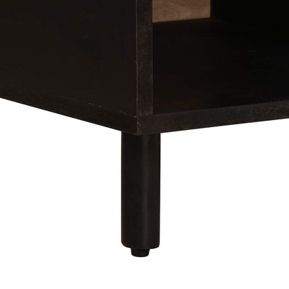 vidaXL Couchtisch Weiß 80 x 50 x 40 cm Massivholz Mango