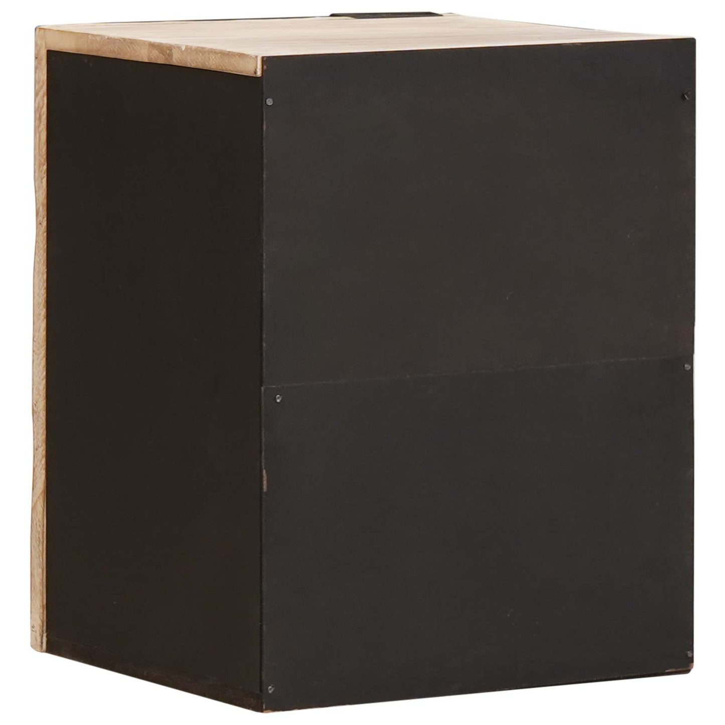 Badezimmer Hängeschrank Weiß 38 x 33 x 48 cm Massivholz Mango