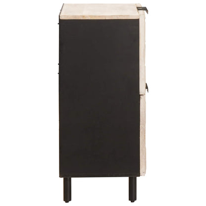 Sideboard mit Tür Weiße gewaschene Oberfläche 60 x 33 x 75 cm