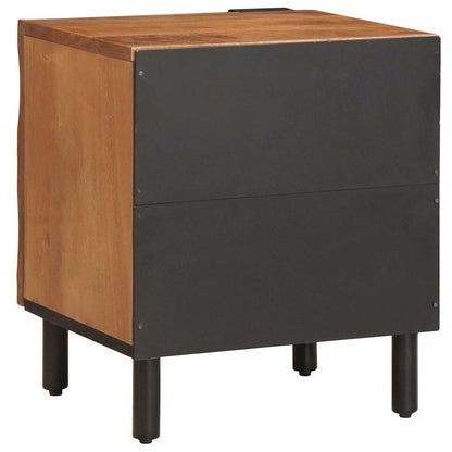 vidaXL Nachttisch Braun 40 x 33 x 46 cm Massivholz Mango