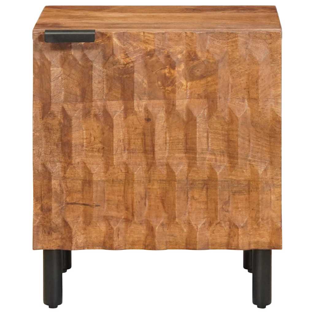 vidaXL Nachttisch 2 pcs Braun 40 x 33 x 46 cm Massivholz Mango