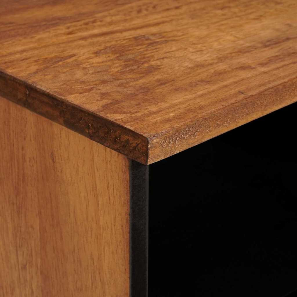 vidaXL TV-Schränk mit Regal Akazienbraune Oberfläche 70 x 33 x 46 cm