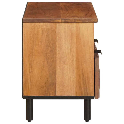 vidaXL TV-Schränk mit Regal Akazienbraune Oberfläche 70 x 33 x 46 cm