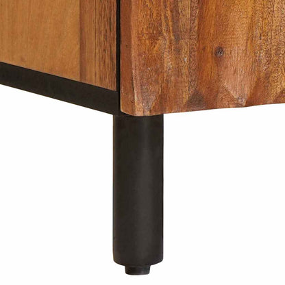 vidaXL Sideboard Akazienbraune Oberfläche 60 x 33 x 75 cm