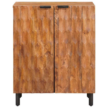 vidaXL Sideboard Akazienbraune Oberfläche 60 x 33 x 75 cm