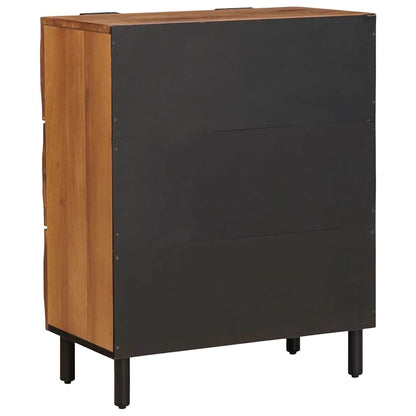 Sideboard Akazienbraune Oberfläche 60 x 33 x 75 cm
