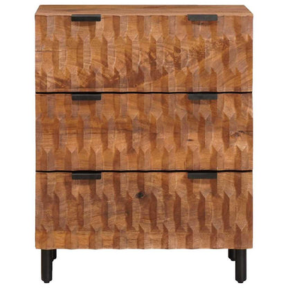 Sideboard Akazienbraune Oberfläche 60 x 33 x 75 cm