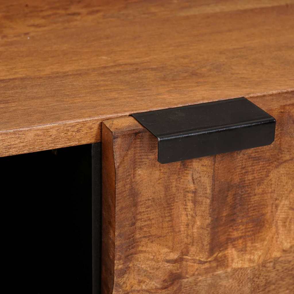 Couchtisch Braun 80 x 50 x 40 cm Massivholz Mango
