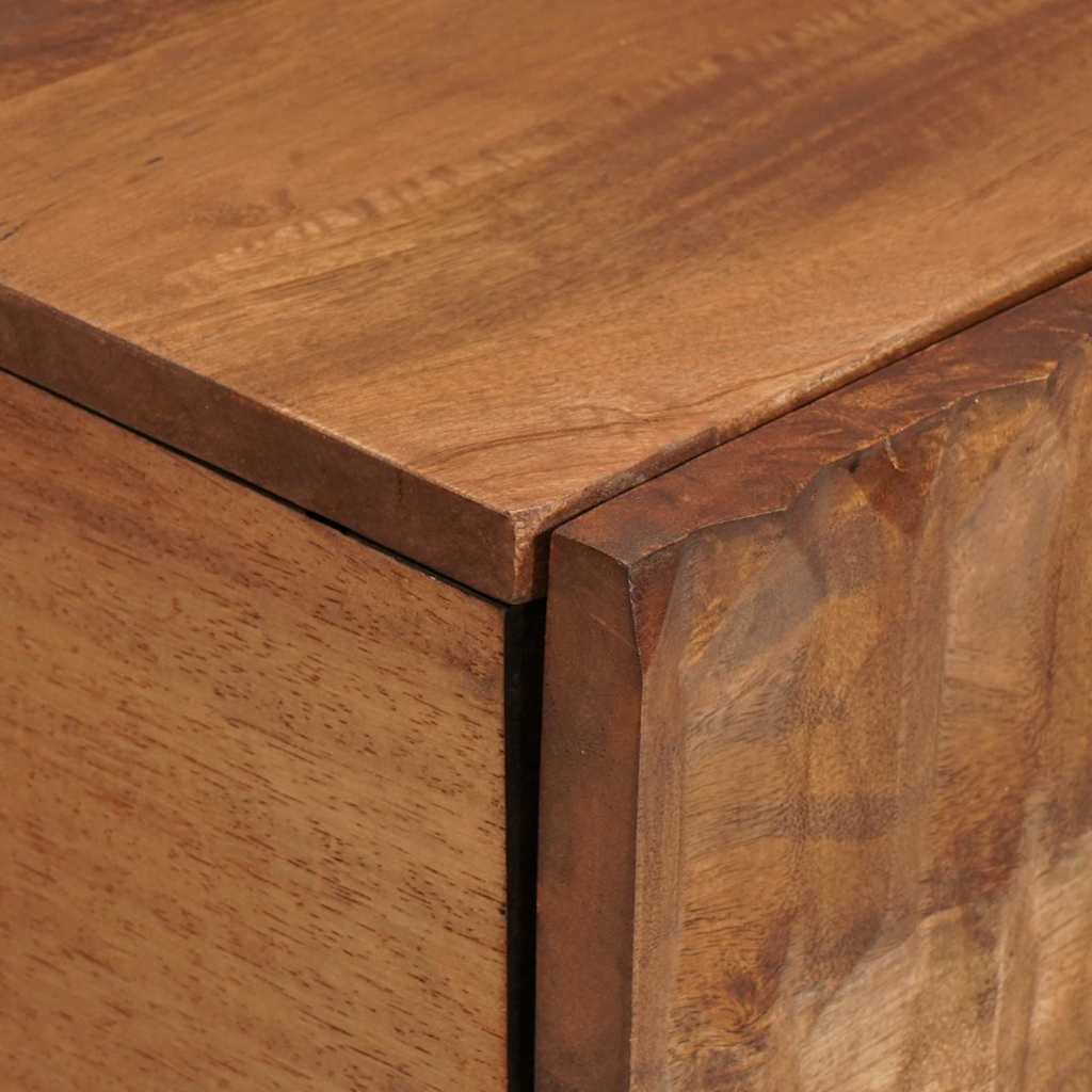 vidaXL Couchtisch Braun 80 x 50 x 40 cm Massivholz Mango