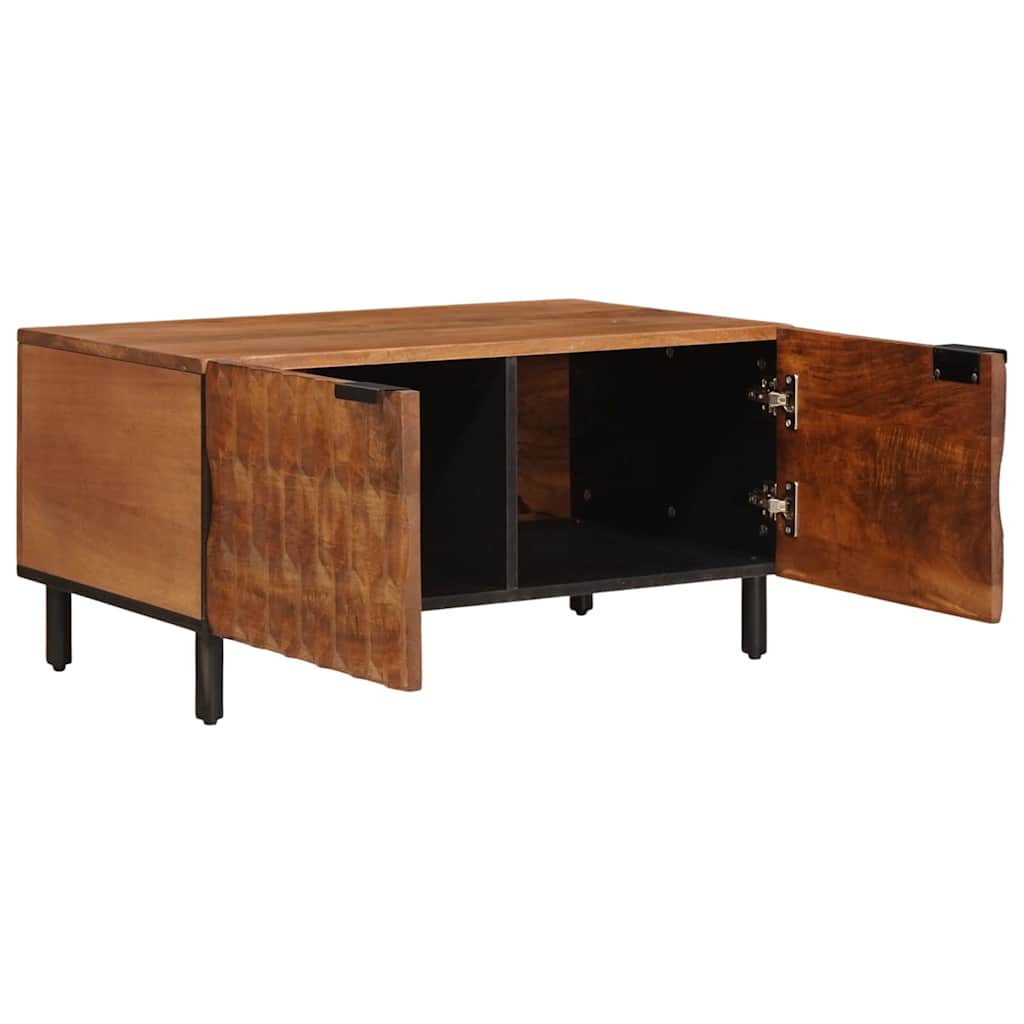 vidaXL Couchtisch Braun 80 x 50 x 40 cm Massivholz Mango