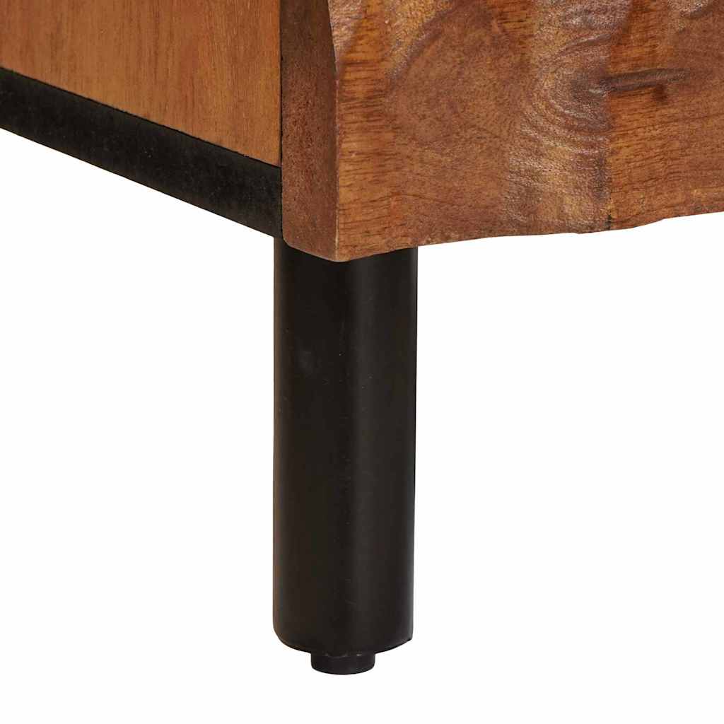 vidaXL Nachttisch 2 pcs Braun 40 x 33 x 46 cm Massivholz Mango