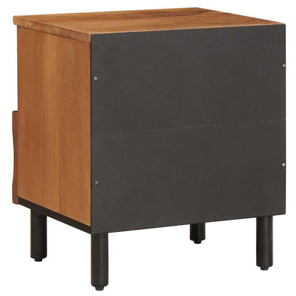 vidaXL Nachttisch 2 pcs Braun 40 x 33 x 46 cm Massivholz Mango
