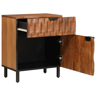 vidaXL Nachttisch Braun 50 x 33 x 60 cm Massivholz Mango