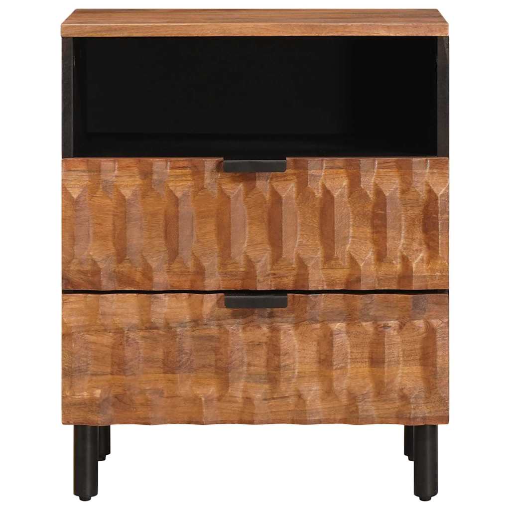 vidaXL Nachttisch Braun 50 x 33 x 62 cm Massivholz Mango