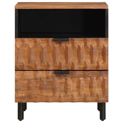 vidaXL Nachttisch Braun 50 x 33 x 62 cm Massivholz Mango
