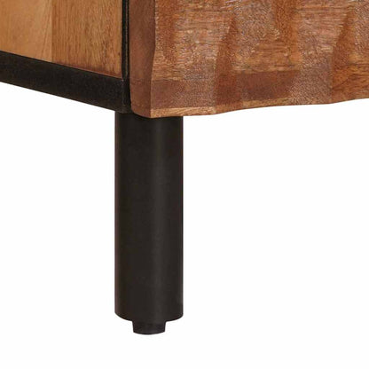 vidaXL Nachttisch Braun 50 x 33 x 60 cm Massivholz Mango
