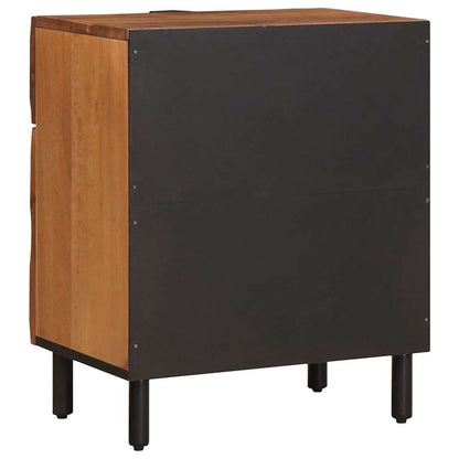 vidaXL Nachttisch Braun 50 x 33 x 60 cm Massivholz Mango