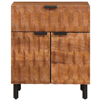 vidaXL Nachttisch Braun 50 x 33 x 60 cm Massivholz Mango