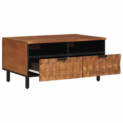 vidaXL Couchtisch Braun 80 x 54 x 40 cm Massivholz Mango
