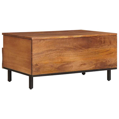 vidaXL Couchtisch Braun 80 x 54 x 40 cm Massivholz Mango