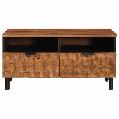 vidaXL Couchtisch Braun 80 x 54 x 40 cm Massivholz Mango