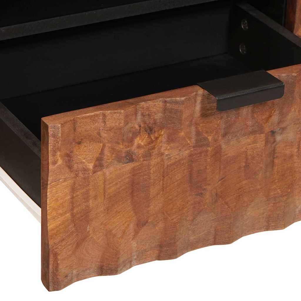 vidaXL TV-Schränk mit Tür Akazienbraune Oberfläche 105 x 33 x 46 cm