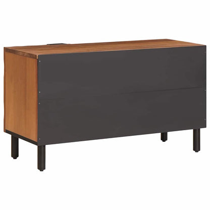 vidaXL TV-Schränk mit Tür Akazienbraune Oberfläche 80 x 33 x 46 cm