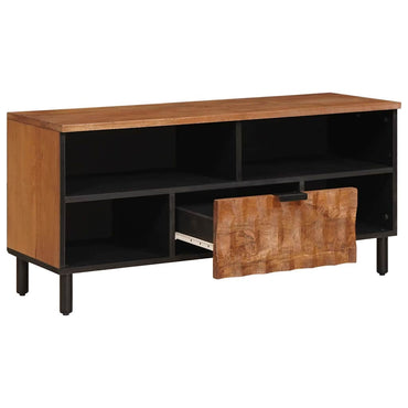 vidaXL TV-Schränk mit Regal Akazienbraune Oberfläche 100 x 33 x 46 cm