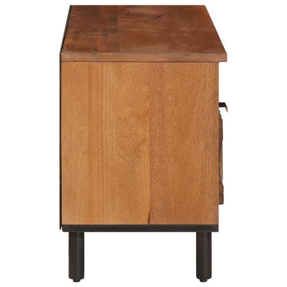 vidaXL TV-Schränk mit Regal Akazienbraune Oberfläche 100 x 33 x 46 cm