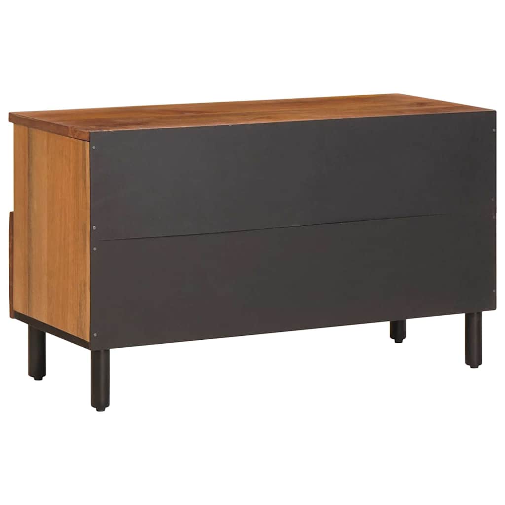 vidaXL TV-Schränk mit Regal Akazienbraune Oberfläche 80 x 33 x 46 cm