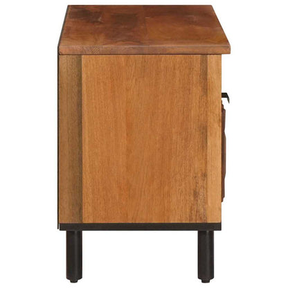 vidaXL TV-Schränk mit Regal Akazienbraune Oberfläche 80 x 33 x 46 cm