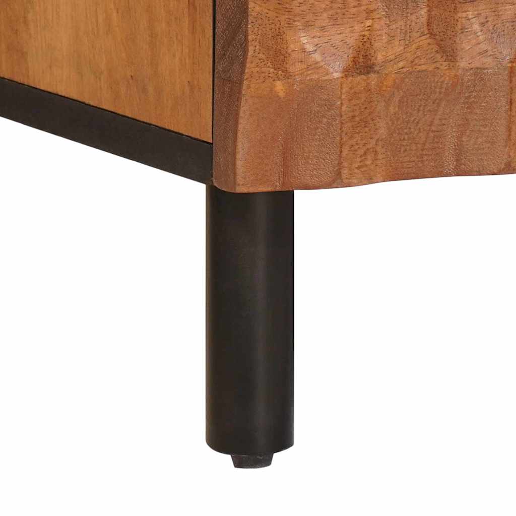 vidaXL TV-Schränk mit Regal Akazienbraune Oberfläche 100 x 33 x 46 cm