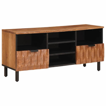 vidaXL TV-Schränk mit Regal Akazienbraune Oberfläche 100 x 33 x 46 cm