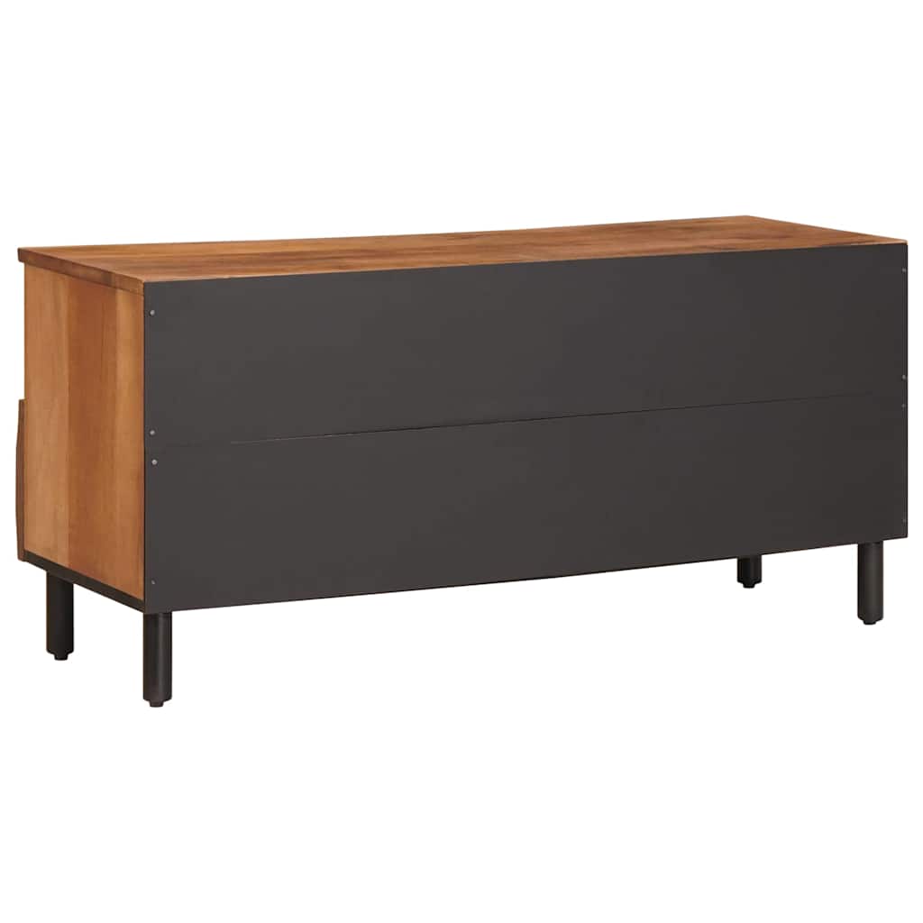 vidaXL TV-Schränk mit Regal Akazienbraune Oberfläche 100 x 33 x 46 cm