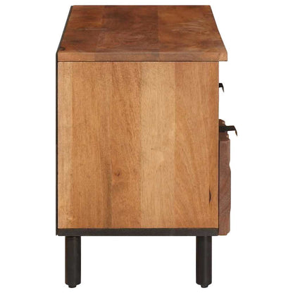 vidaXL TV-Schränk mit Regal Akazienbraune Oberfläche 100 x 33 x 46 cm