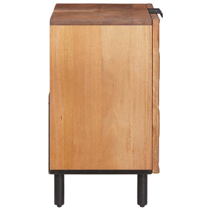 Waschbeckenschrank Braun 62 x 33 x 58 cm Massivholz Mango