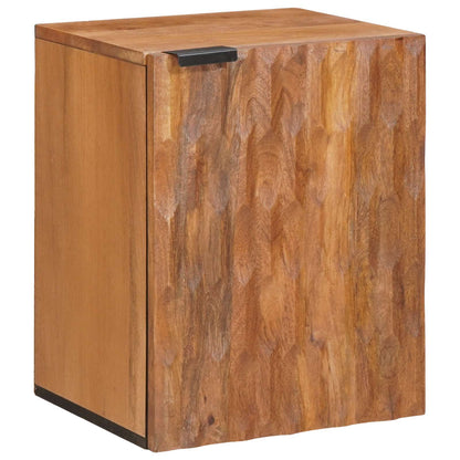 Badezimmer Hängeschrank Braun 38 x 33 x 48 cm Massivholz Mango