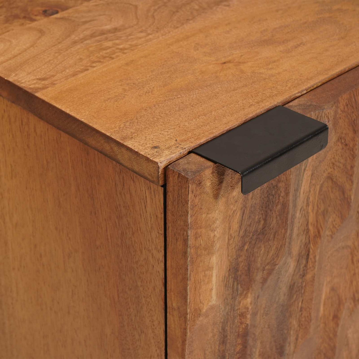 vidaXL Badezimmerschrank Braun 38 x 33 x 58 cm Massivholz Mango