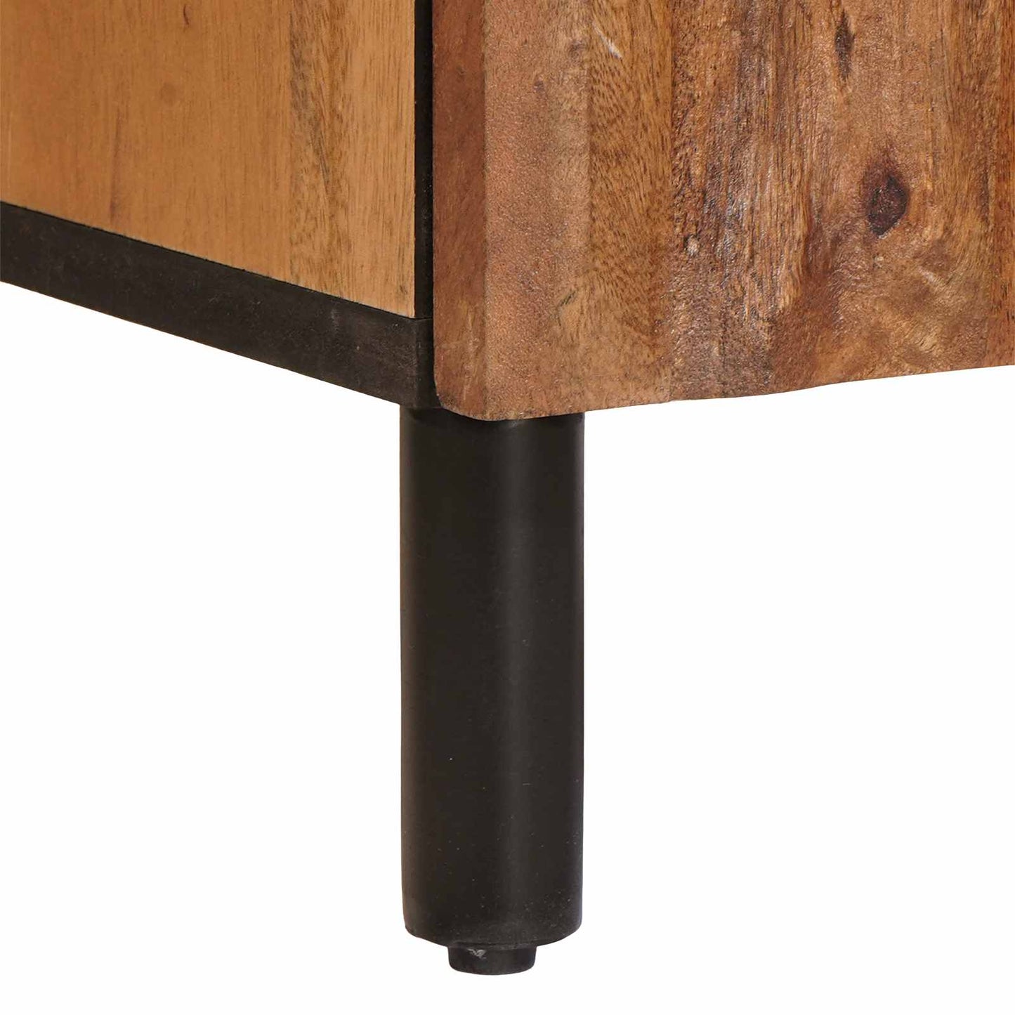 vidaXL Badezimmerschrank Braun 38 x 33 x 58 cm Massivholz Mango