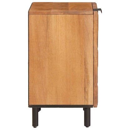 vidaXL Badezimmerschrank Braun 38 x 33 x 58 cm Massivholz Mango
