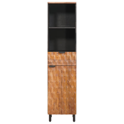 vidaXL Badezimmerschrank Braun 38 x 33 x 160 cm Massivholz Mango